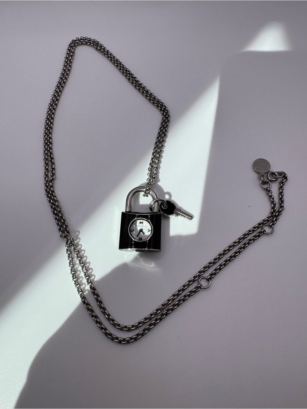Marc by Marc Jacobs lock watch necklace - Picture 2 of 5